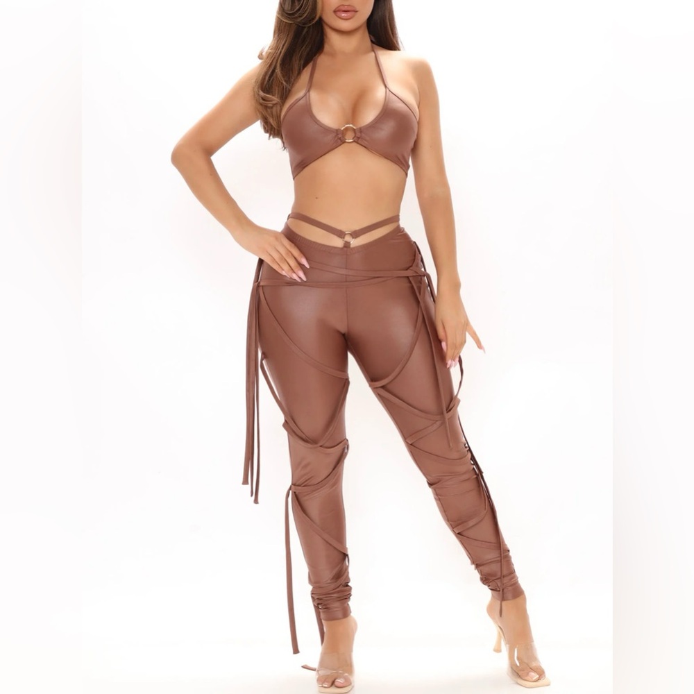 🤎 FASHIONNOVA 2 Piece Mocha Set 🤎